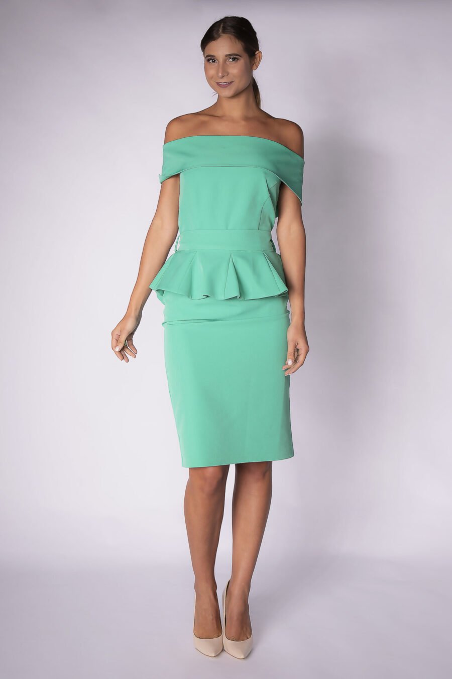 ELEGANT OFF-SHOULDER DRESS