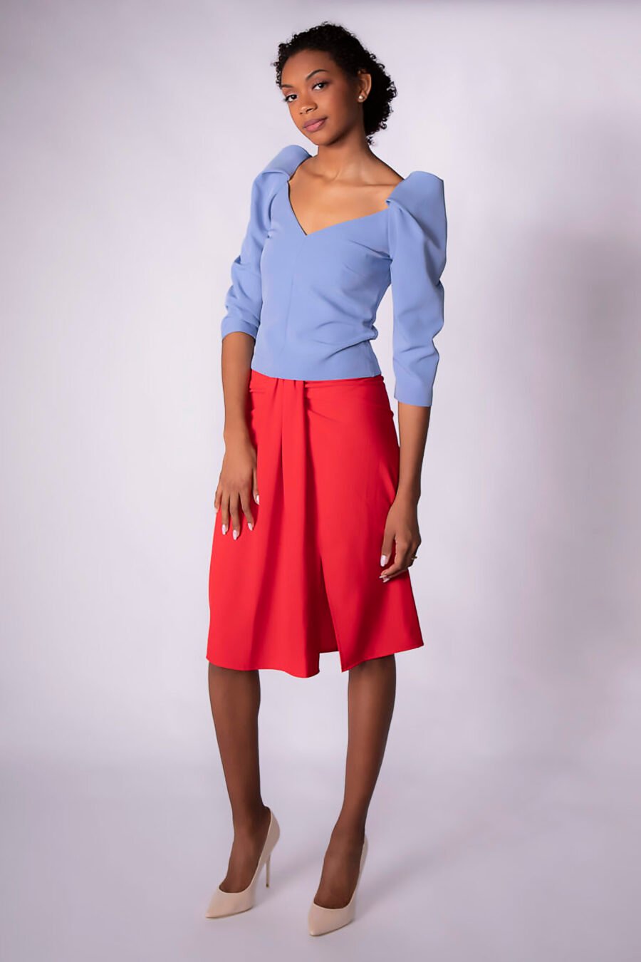 ELEGANT FRONT SPLIT SKIRT