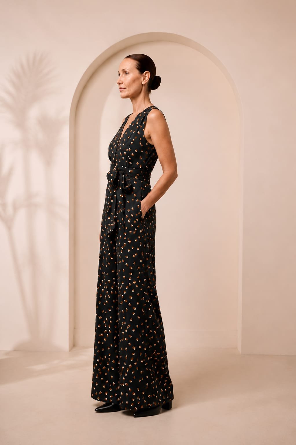 Dalila DCarvalho TIE WAIST JUMPSUIT