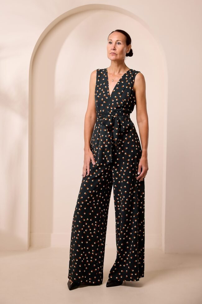 Dalila DCarvalho TIE WAIST JUMPSUIT